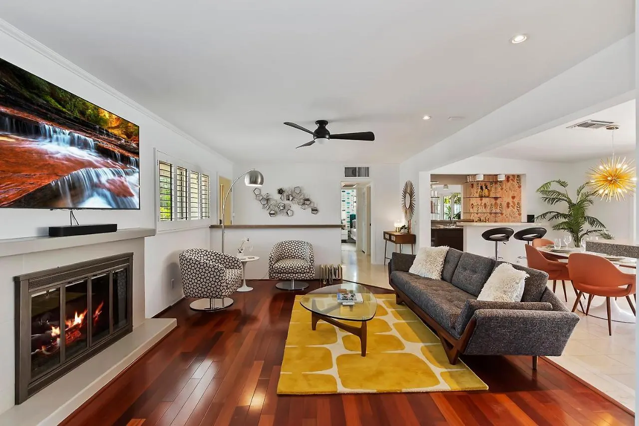 Tropicale Palms - Luxe 3 Bedroom With King Beds And 3 Baths Palm Springs Feriehus
